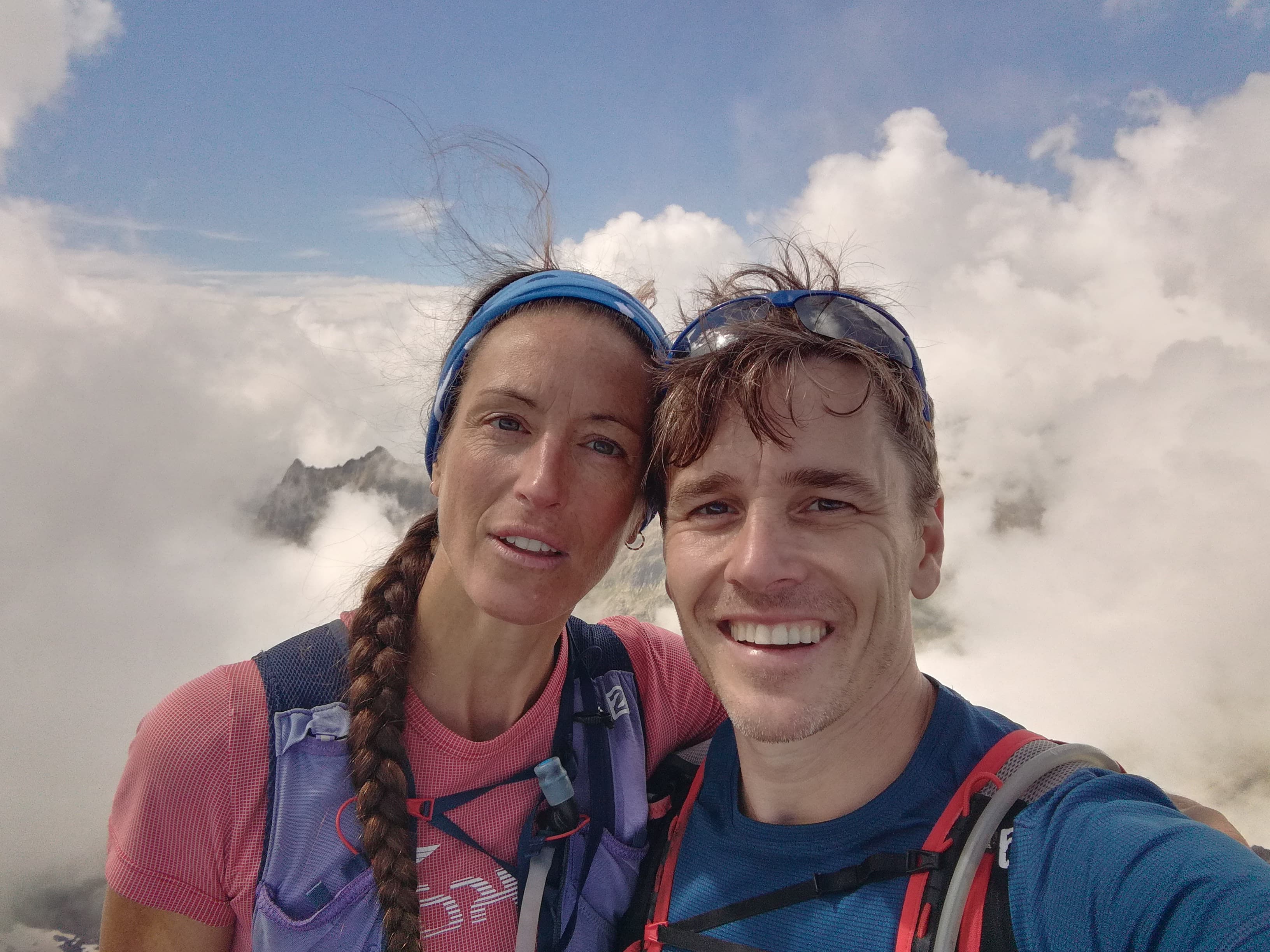 VORA's founder with Cecilia on a summit